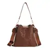 Bolsa Feminina 2026 Outono/Inverno Nova Bolsa Saco Bolsa Transversal Bolsa Feminina Estilosa de Ombro Único Simples Moda Coreana Bolsa Casual