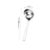 Cuchara sopera pequeña de acero inoxidable 304 estilo coreano, cuchara sopera de acero inoxidable espesada, cuchara para aceite doméstica, cuchara para salsa, cuchara para ramen estilo japonés
