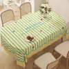 Nova Toalha de Mesa de Desenho Animado Impermeável e à Prova de Óleo Sem Lavagem Estilo Creme Toalha de Mesa PVC Mesa de Jantar Mesa de Café Cobertura de Mesa Oval
