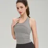 Top de fitness para mujer con espalda en I, sujetador deportivo para Pilates con almohadillas en el pecho, chaleco de yoga a prueba de impactos para correr y entrenamiento