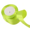 Fita Verde Fluorescente de 12345 cm de Largura Fita Fita de Seda Fita de Tecido Decoração de Feriado de Natal Casamento Artesanal