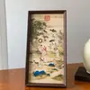 Nuevo Estilo Chino Salón de Jade Pintura Decorativa Rica Marco de Fotos Pintura de Mesa Pintura China Grabada de Nuevo Pintura Colgante para Entrada Sala de Estar Adornos de Escritorio