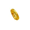 Oro de arena vietnamita, brillante y helado, anillo de dorso de anguila, anillo liso de imitación de oro de escamas de dragón moderno, joyería duradera que no se decolora