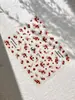 Yitu Formiga Foto Gelatina Lichia Adesivo para Unhas Doce Lichia Verão Fresco Estilo Chinês Adesivo Decorativo Yt6152