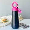 Caneca Térmica de Aço Inoxidável para Meninas com Aparência Sofisticada e Simples, Alça de Flor, Vácuo Espessado, Portátil para Viagem ao Ar Livre, Copo de Água
