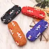 Grabado Gratis Nuevo Estilo Moderno Funda de Cuero para Gafas Caja de Almacenamiento para Gafas de Montura para Miopía Exquisita