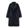 Moda Femenina Transfronteriza Europea y Americana Nueva Otoño e Invierno 2025 Chaqueta de Piel Artificial de Doble Cara de Dos Usos W025 11929