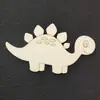 Dinosaurio de Madera sin Terminar Decoraciones Artesanales de Madera para Armar en Casa Decoración Navideña para Niños Decoración del Hogar Dinosaurio Pequeño de Dibujos Animados