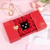 Caixa de Joias de Rosa de Porta Dupla de Luxo com 12 Rosas Caixa de Presente para o Dia dos Namorados Caixa para Colar, Anel, Brincos
