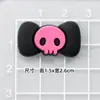 Pingüino, Rana, Kuromi Pegatinas 3D PVC Goma Suave Accesorios Funda de Teléfono DIY Agujero Calzado Amuletos Decoración Pegatinas para Refrigerador