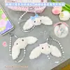 Colgante de Peluche de Conejo Holandés con Pajarita, Muñeco de Conejo Lindo para Bolsos de Niñas y Llaveros de Teléfono