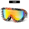 Gafas de Esquí de Montañismo Nuevas de Invierno Europeas y Americanas, Gafas a Prueba de Viento para Motocicleta, Gafas de Sol Deportivas Coloridas Antirreflejos
