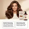 GleamXi Shampoo Volumizador Hidratante Limpeza Suave Hidratante Refrescante Cabelos Macios Fragrância Fresca Duradoura