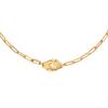 Collar para niñas, collar de esposas de acero de titanio de alta calidad para mujeres, collar de diseño de nicho para mujeres, cadena de suéter que combina con todo larga