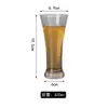 Caneca Grande de Vidro para Cerveja Espessa Copo Especial para Cerveja Artesanal Famosa na Internet Caneca de Chopp Distinta Criativa Grande Capacidade Caneca de Vinho