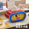 Caixa de lenços de mesa com alto valor estético, caixa de lenços de extração suave para sala de estar, caixa de lenços criativa com mola para carro, atacado