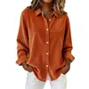 2026 Comércio Exterior Transfronteiriço Europeu e Americano Roupas Femininas Primavera e Outono Novo Site Independente da Amazon Camisa Casual Feminina de Veludo