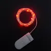Luzes de Fio de Cobre LED Decorações de Árvore de Natal Fio de Cobre Luzes String Decoração de Presente Luzes de Botão LED Bola Bobo