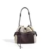 Bolsa de Tote de Gama Alta de Nicho 2026, Bolso Casual de Hombro Grande de Capacidad Simple Plegado Bajo el Brazo, Bolso Cruzado Casual para el Día a Día