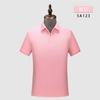 Camisa polo de verano personalizada de empresa, mono de algodón de seda de hielo, camiseta con solapa, manga corta, camisa cultural personalizada, impresión de logotipo