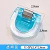 D2646 Pinza Transparente Larga sin Costuras, Pinza de Clasificación Mini Colorida Linda para Estudiantes, Pinza Multifuncional para Planificador, Pinza Universal