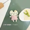 Broche de Tecido Estilo Chanel Coelho e Cachorro Fofo Pingente para Bolsa DIY Acessório de Cabelo Cartoon Preenchido com Algodão Acessório de Roupa