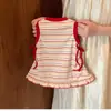 Vestido Casual de Jardín de Infancia para Niñas 2026 Nuevo Verano Niña Pequeña Bebé Vestido Chaleco Elegante Lindo Moderno
