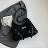 Bolso de mano informal de gran capacidad, novedad de 2024, con lazo y bandolera para mujer.