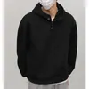 Sudadera con capucha casual estilo coreano para hombre, ropa de moda para adolescentes, chaqueta con capucha de otoño e invierno