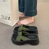 Sandalias de Plataforma para Mujer, Uso Exterior de Verano, Tira Cruzada, Versátiles, Suela Gruesa, Antideslizantes, Adecuadas para Personas Bajitas, Sandalias de Playa