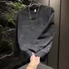 Sudadera con Capucha Gruesa Forrada de Polar para Hombre, Nuevo Estilo Otoño/Invierno 2026, Moda Trendy, Cuello Redondo, Versátil, Casual, Manga Larga