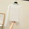 Camiseta de Manga Larga Estilo Occidental Nueva de Otoño para Mujer de Talla Grande 300 Jin, Camiseta Básica de Cuello Semi Alto, Chaqueta Interior de Otoño e Invierno para Chica Gorda