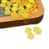 Jade Jade Huangfei Flor de Cinco Pétalas Flor da Sorte Fivela Ping An Contas Espalhadas DIY Pulseira Feita à Mão Item Conta Espaçadora Bolsa Lote Espalhado