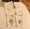 Mangas de Protetor Solar de Cachorro Desenho Animado Femininas de Verão Largas Resistentes a UV Fofas de Seda Gelada Respiráveis Protetor Solar Proteção para os Braços Mangas de Gelo