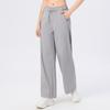 Pantalones Cargo Deportivos de Cintura Alta Transfronterizos para Mujer, Cintura Alta Holgados de Secado Rápido Estilo Americano para Correr Tallas Grandes Casuales de Pierna Ancha para Fitness