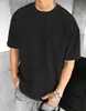 2025 Europeo y Americano Transfronterizo para Hombre Nuevo Estilo Color Sólido Casual Moda Tendencia Cuello Redondo Manga Larga Sudadera con Capucha Ropa de Hombre Gris Negro