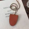 Collar Largo de Cuero Coreano Otoño e Invierno Portátil Clip Máscara Gafas Cadena para Suéter Bolso Colgante para el Cuello Accesorios Producto Nuevo
