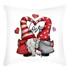 Funda de Almohada Nueva para San Valentín Transfronteriza de Amazon, Cojín para Sofá de Sala de Estar, Funda de Almohada Estampada de Lino para Decoración del Hogar