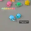 Decorações de Desenho Animado para Nail Art Tartaruga Colorida Luminosa Fofa Item Quente de Celebridade da Internet Pedras Strass para Unhas de Resina Macaron Gelatina 3D