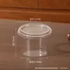 Taza Desechable de Fruta Deshidratada Crujiente de Copo de Nieve Pistacho Fruta de Raíz Grande Caja de Empaque Transparente Cacahuetes Nueces Caja de Empaque para Frituras