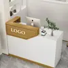 Ropa de Cajero Moderna Sencilla Tienda de Ropa Recepción Tienda de Ropa para Mujer Mesa Pequeña de Bar Mostrador Salón de Belleza Recepción
