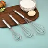 Batidores Mini de 6 pulgadas Manual de Repostería para Cocina Batidora de Crema y Huevo Batidor de Huevos de Silicona Casero