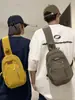 Llegada Nueva Coreana Moda Masculina y Femenina Fresca Popular Deportiva para Viajar Impermeable Gran Capacidad Bolsa de Pecho Bolso Cruzado de un Solo Hombro