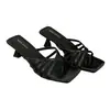 Sandalias Mimisi de Tacón Fino Estilo Coreano sin Cierre para Mujer, Sandalias Casuales Impermeables de Verano para Exteriores, Elegantes y Versátiles para Combinar con Vestidos
