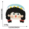 Patches Bordados de Personagens de Desenho Animado Fofos para Bolsas, Ipads, Celulares, Decoração de Roupas, Acessórios DIY, Patches de Tecido