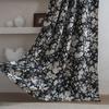 Cortinas Yimanqiyun se Convierten en Jacquard Floral Chenille Caqui Cortinas Semioscuras Caladas Engrosadas Cocina Sala de Estar
