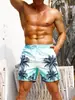 25 Nuevos de Verano Pantalones de Playa para Hombre Amazon Impresión Digital 3D Pantalones de Playa Estilo Hawaiano Europeo y Americano Pantalones Cortos para Hombre