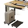Soporte para Host de Computadora Soporte Base de Chasis Removible con Polea Estante de Almacenamiento Hogar Escritorio Oficina Bandeja