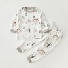 Ropa interior para niños, ropa de casa, conjunto de algodón para bebés, primavera y otoño, camiseta de manga larga para niños y niñas, ropa cálida de otoño para bebés, calzoncillos largos