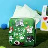 Bolsa de almacenamiento de toallas sanitarias estilo ins para cachorros, bolsa de toalla de dibujos animados para tía, bolsa de almacenamiento de toallas sanitarias con cremallera, corazón de niña